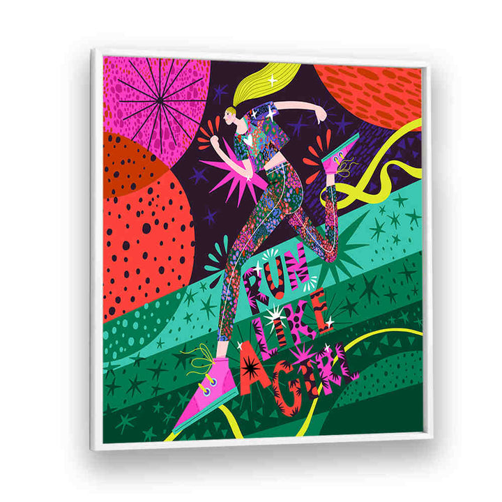 RUN LIKE A GIRL , FASHION POSTERS