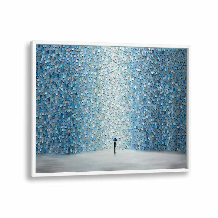 RAINFALL MELODY , MODERN IMPRESSIONISM PAINTINGS