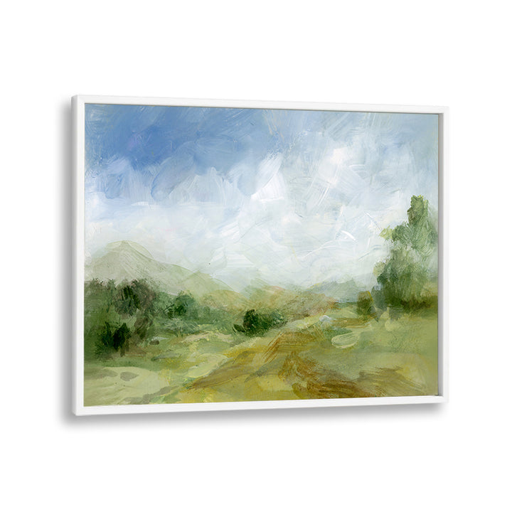 Serene Countryside Landscape Paintings bring tranquil rural beauty to your living space, enhancing any decor.