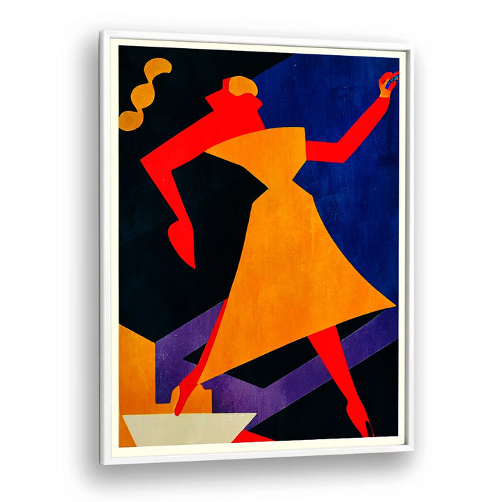 Stylish illustration from METROPOLIS, PORTRAITS collection, showcasing vibrant colors and urban elegance.