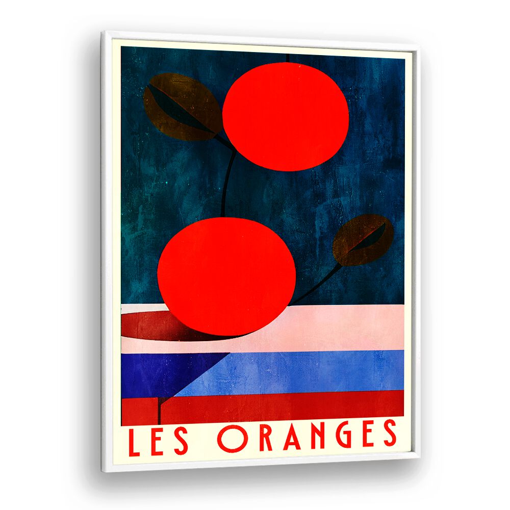 Vibrant LES ORANGES, KITCHEN POSTERS featuring bold orange artwork, perfect for brightening your kitchen decor.