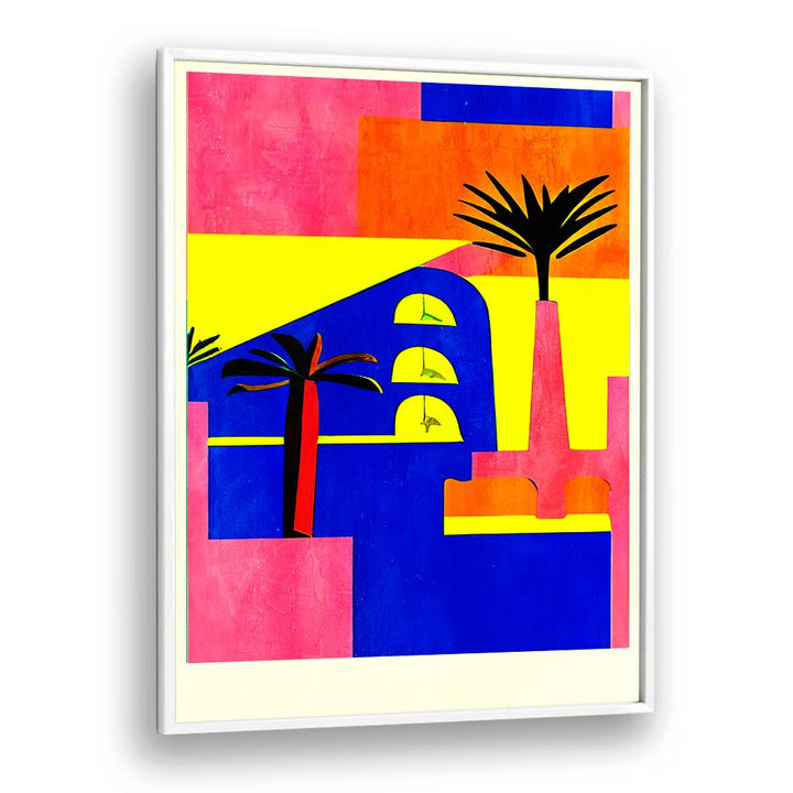 Vibrant CAIRO, BEACH PAINTINGS showcase colorful beachscapes with cultural elements, perfect for transforming your space.