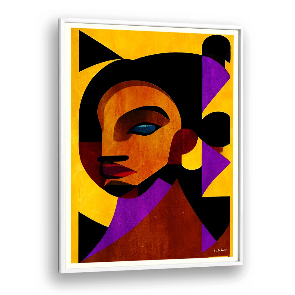 Vibrant portrait from THE GIRL FROM IPANEMA, PORTRAITS collection, showcasing expressive figurative art elegance.
