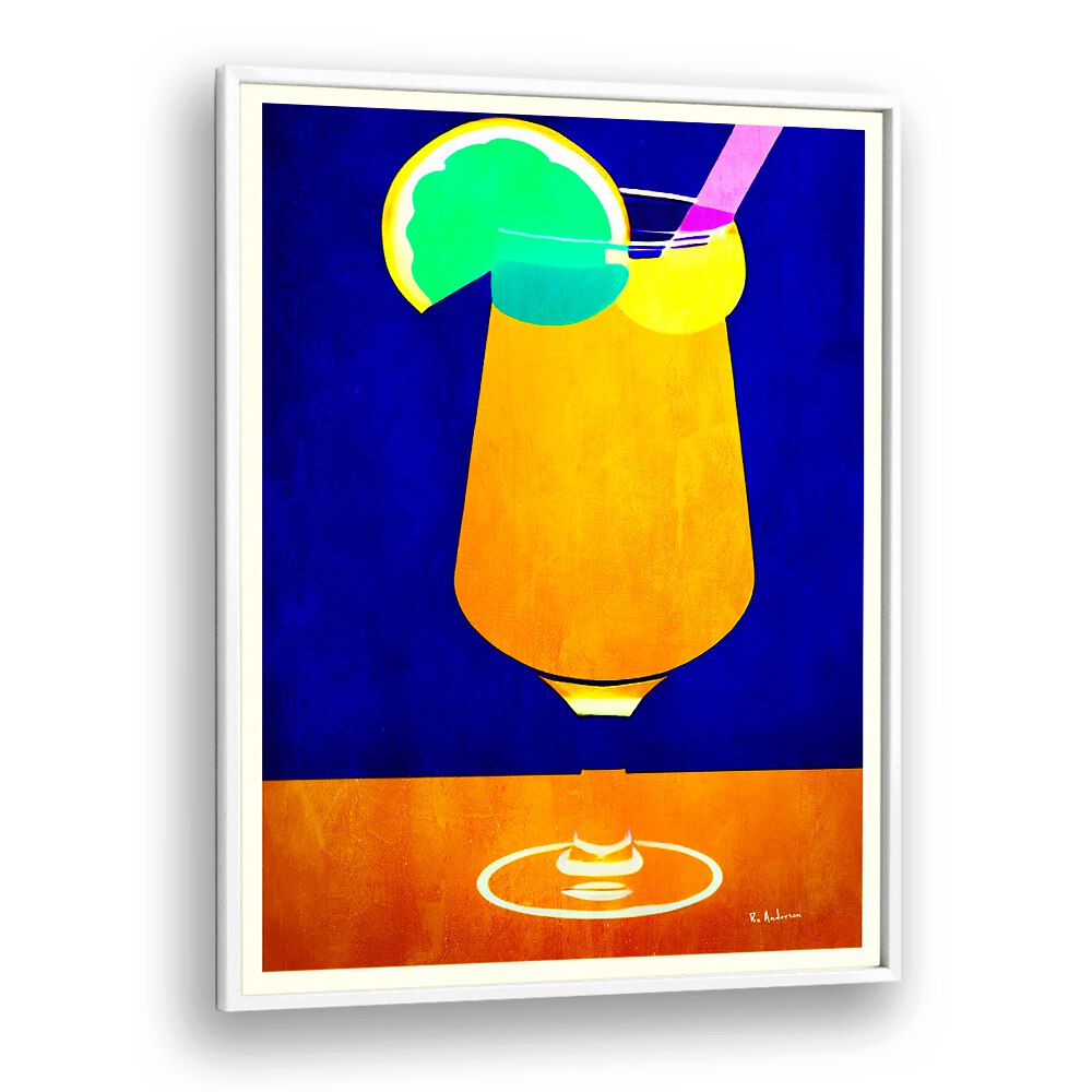 Bright and colorful Pina Colada kitchen posters for a vibrant tropical touch in your home decor. Perfect for any kitchen!