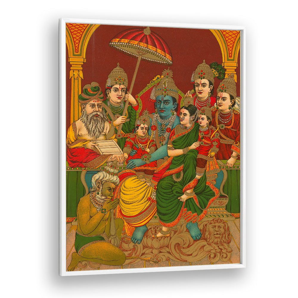 UTTARA RAMA CHARITRA , INDIAN ART PAINTINGS
