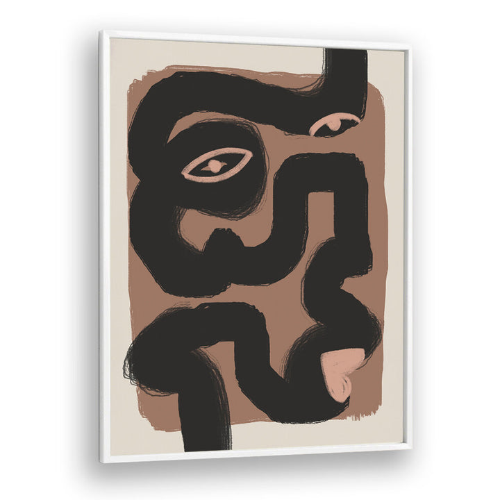 ABSTRACT BLACK PORTRAIT , ABSTRACT PAINTINGS