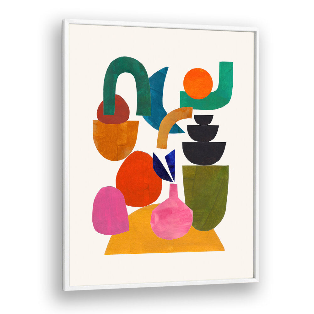 HAPPILY STACKED , GEOMETRIC ART PRINTS