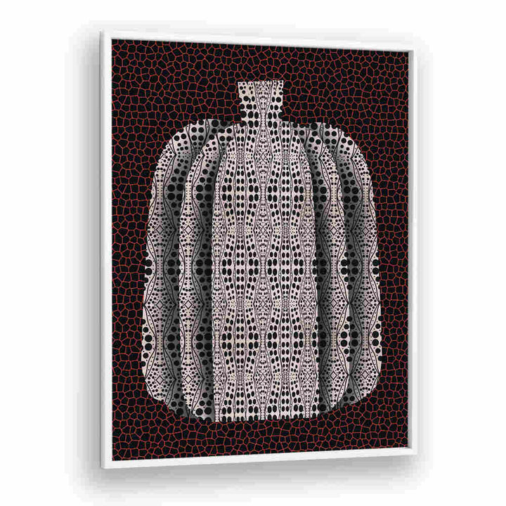 POLKA DOT PUMPKIN , FLORAL FLOWER PAINTINGS