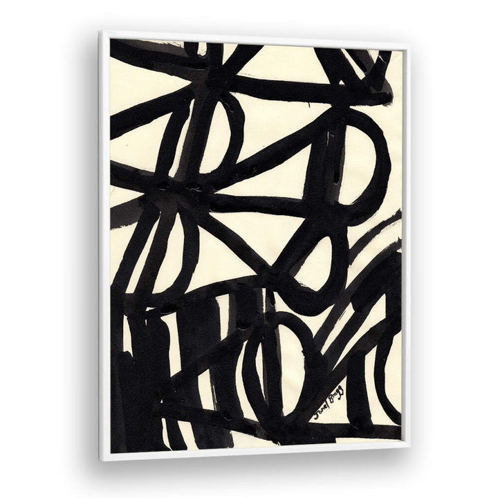 SHAPES AND LINES IN INK II ,ABSTRACT PAINTINGS