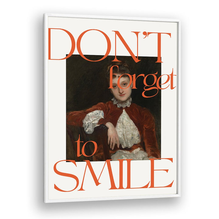 SMILING WOMAN ENCOURAGING WORDS