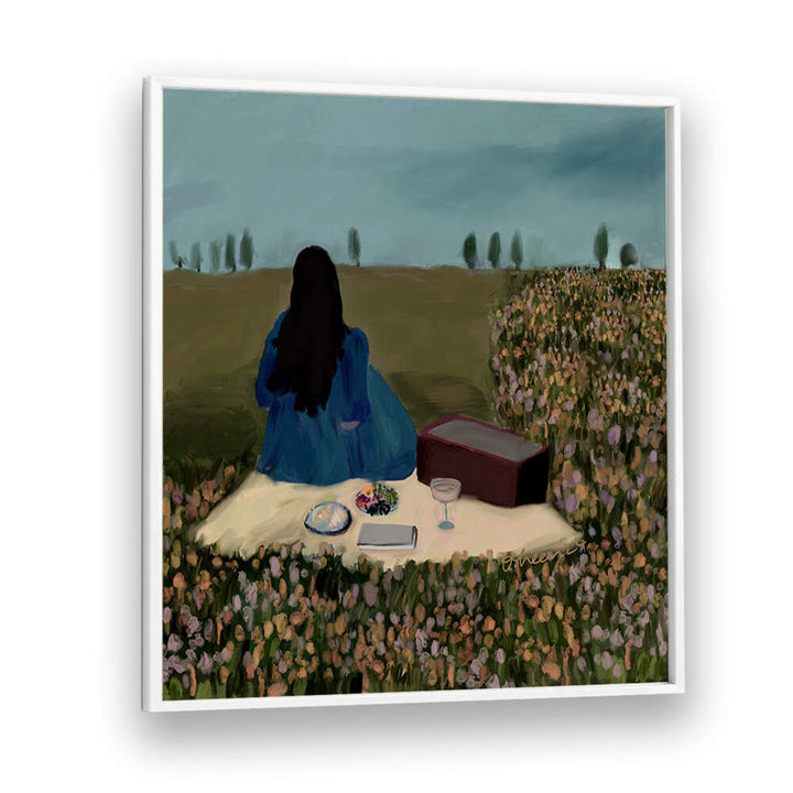 SOLO PICNIC DATE , PORTRAITS & FIGURATIVE ILLUSTRATIONS