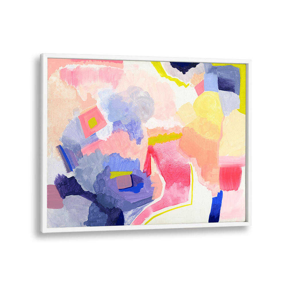 Vibrant SUMMER HAZE, ABSTRACT PAINTINGS bring summer's essence to life with bold colors and inspiring brush strokes.