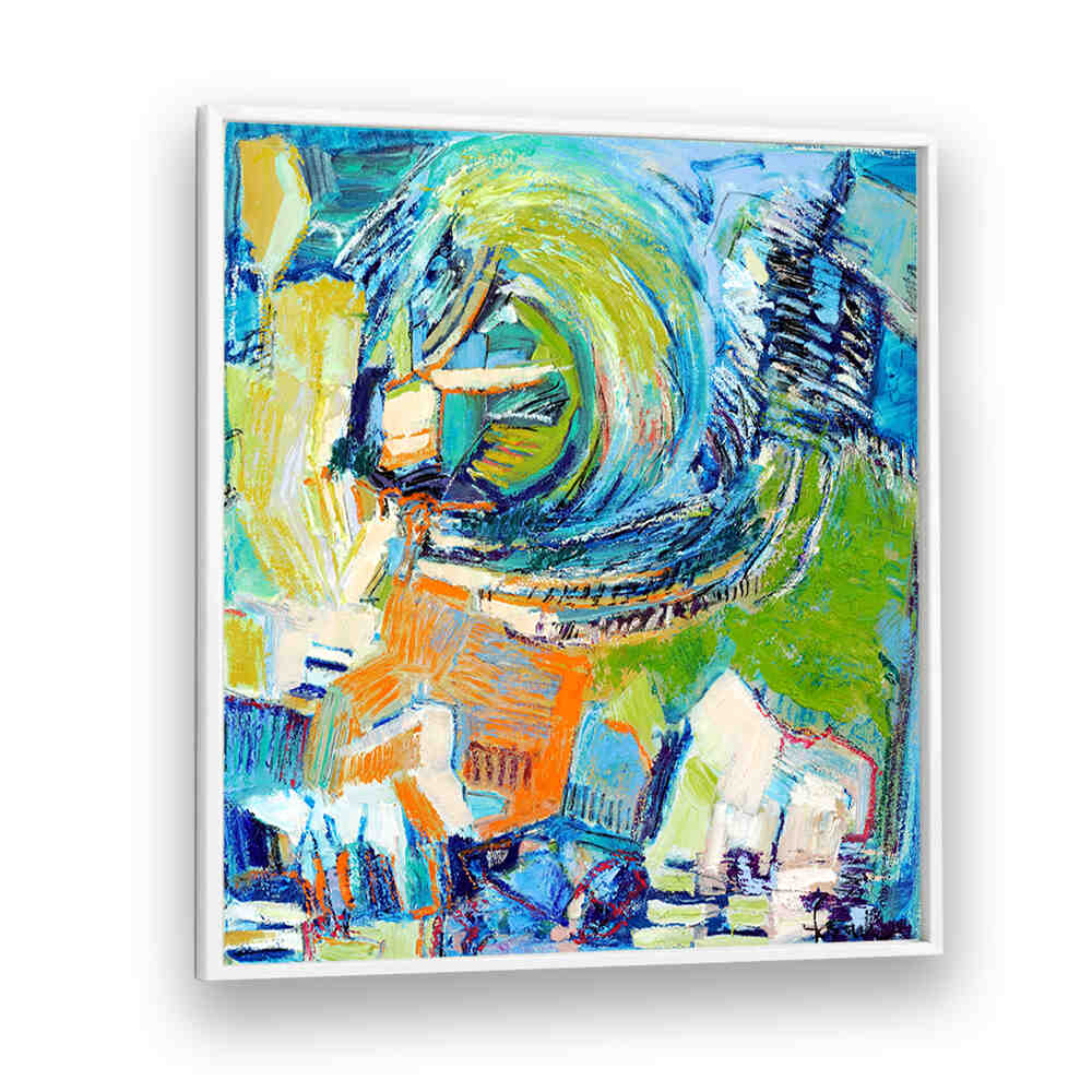 SWIRLING PATTERNS , ABSTRACT PAINTING