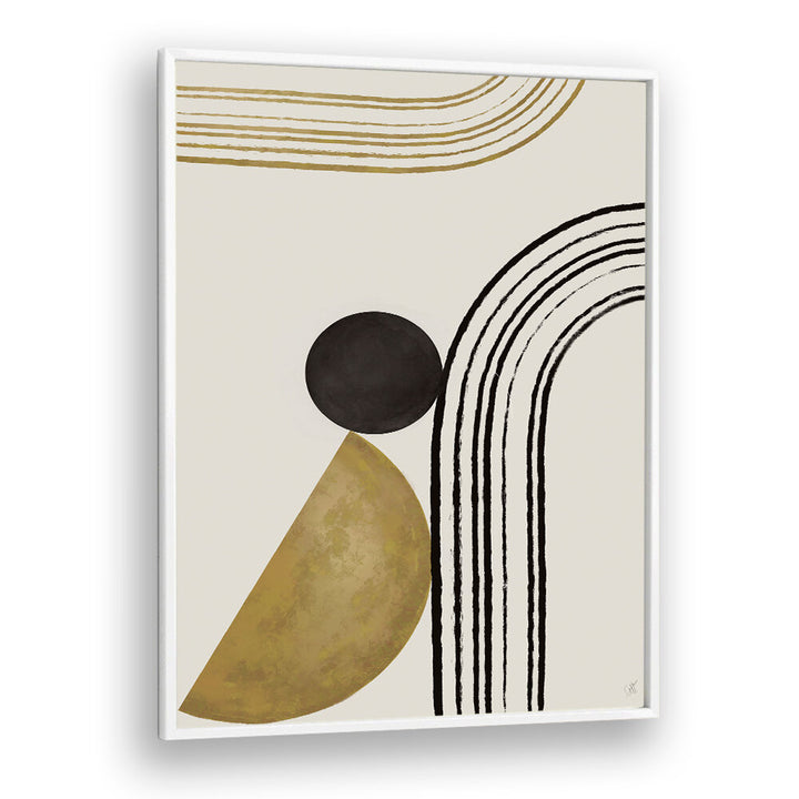 SCANDI GOLD ABSTRACT , GEOMETRIC ART PRINTS