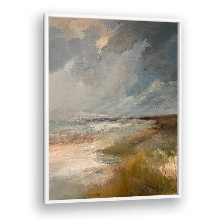 Beautiful SERENE OCEAN DRAMATIC SKY landscape paintings showcasing nature's colors, perfect for any living space.