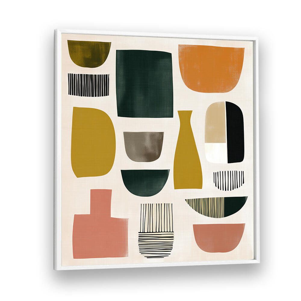 ABSTRACT SHAPES IN EARTH TONES
