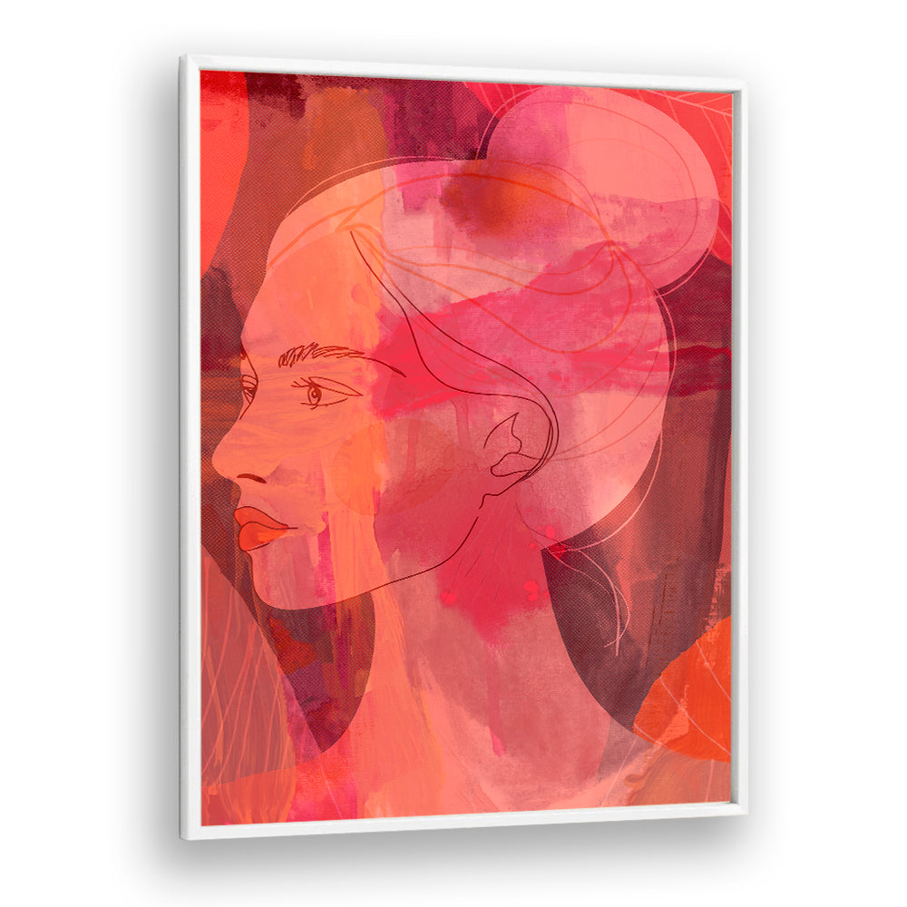 Discover the beauty of THE FEMININE COSMIC SPIRIT I , PORTRAITS, a vibrant illustration enhancing your spiritual journey.