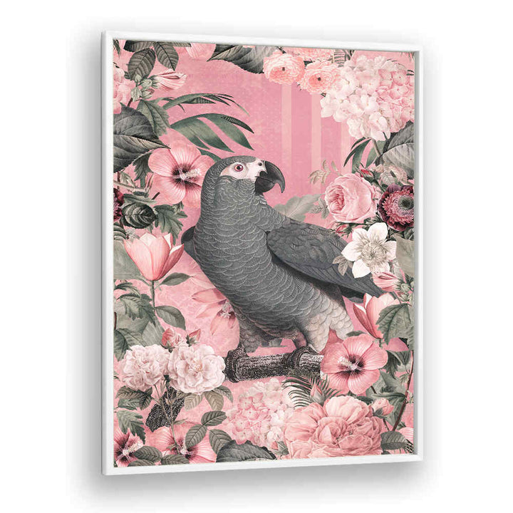 THE PARROTS PARADISE GARDEN II , ANIMAL PAINTINGS