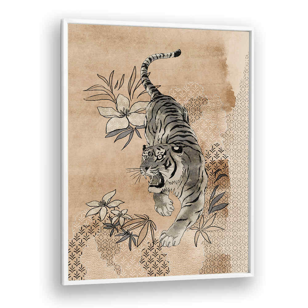 TIGER SPIRIT I , ANIMAL PAINTINGS