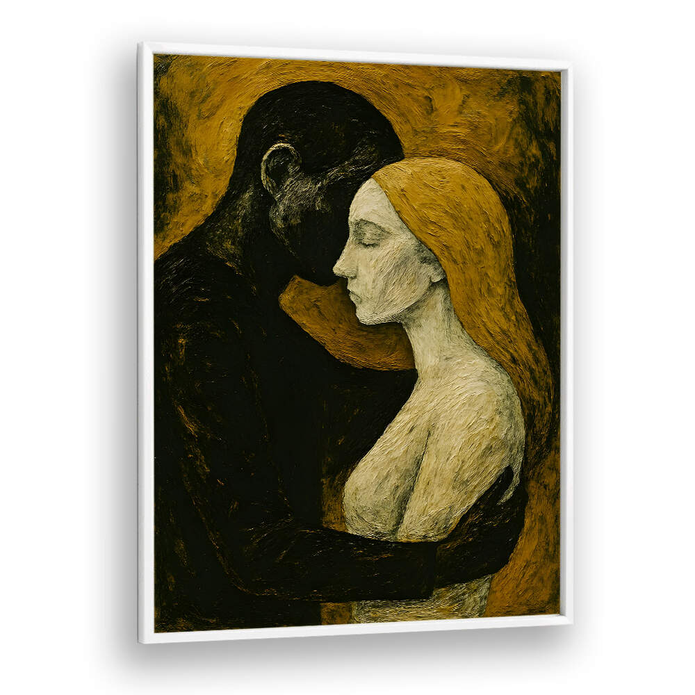 THE EMBRACE OF SHADOWS , EXPRESSIONISM PAINTINGS