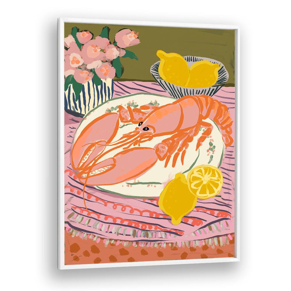 VIBRANT LOBSTER STILL LIFE