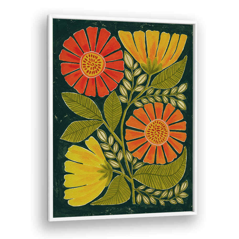 VIBRANT ORANGE AND YELLOW FLOWERS