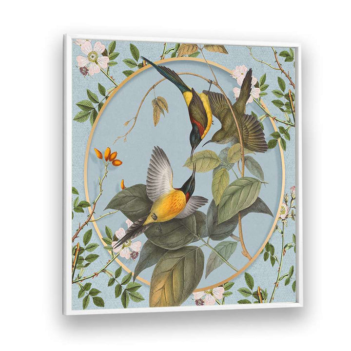 VINTAGE BOTANICAL SUNBIRDS