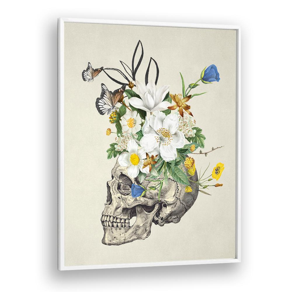 VINTAGE FLORAL SKULL