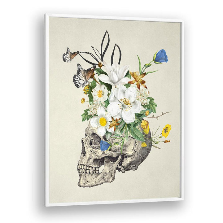 VINTAGE FLORAL SKULL