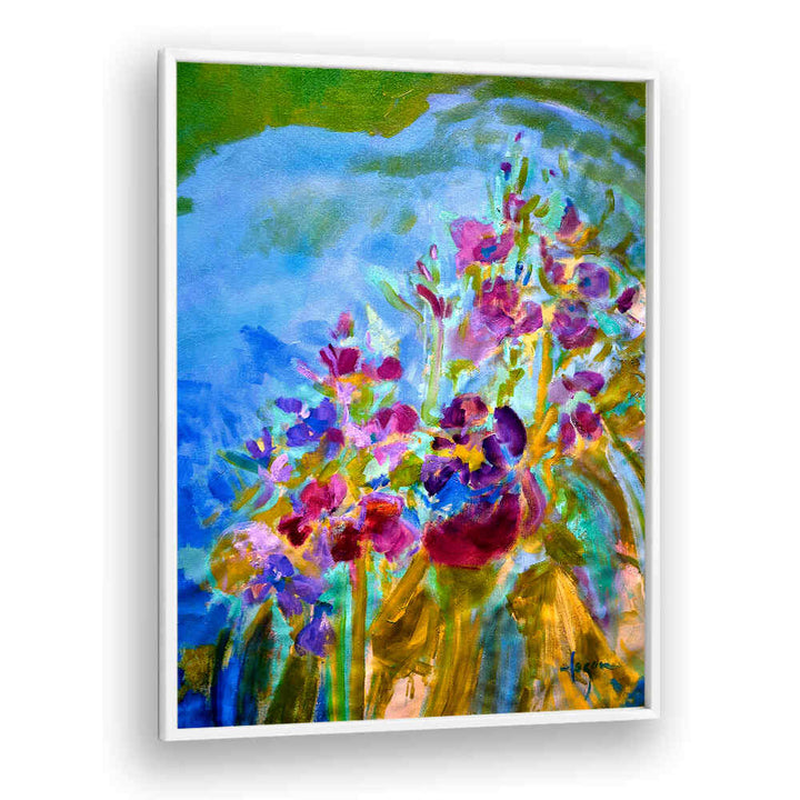 VIVID COLORS AND DELICATE PETALS III  , ABSTRACT PAINTINGS