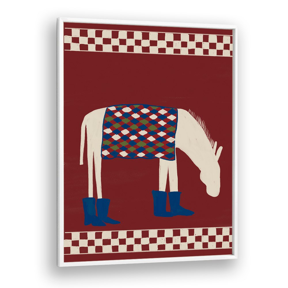 WHIMSICAL DONKEY IN BOOTS
