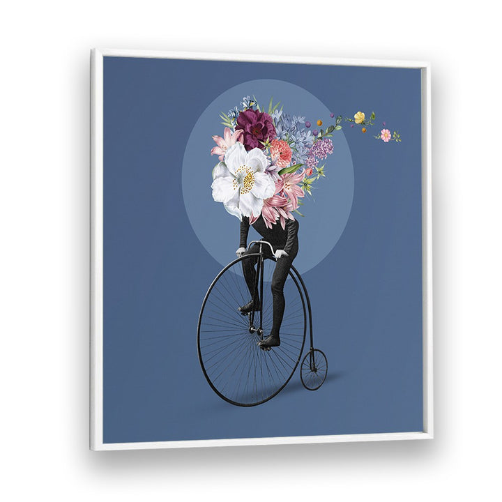 WHIMSICAL FLORAL CYCLIST