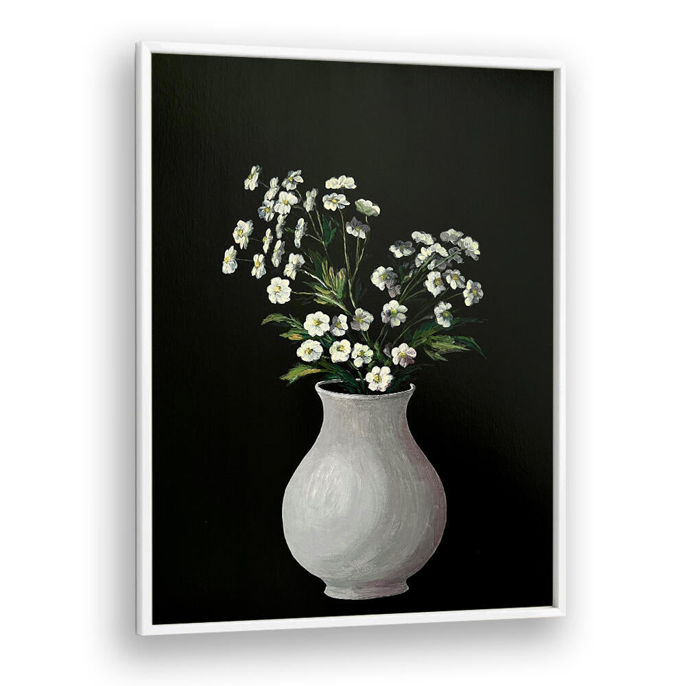 WHITE FLOWER PAINTING