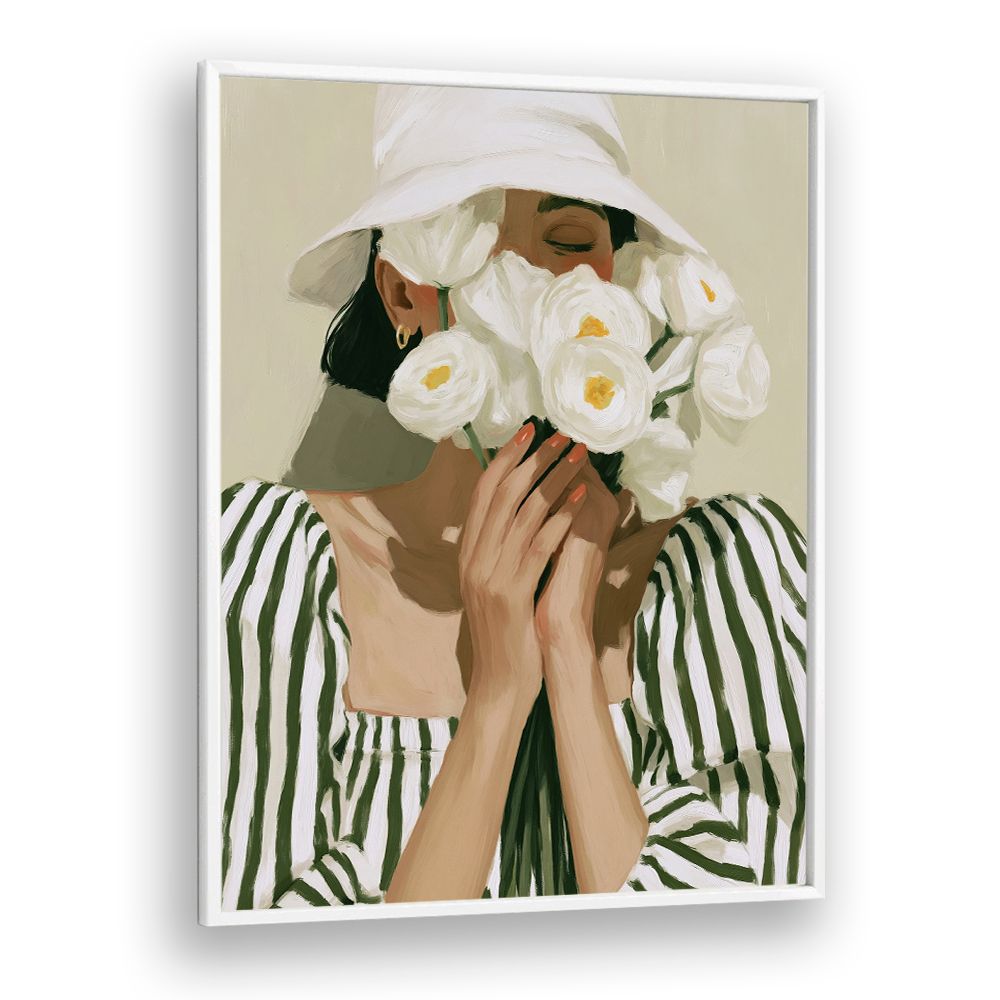 WHITE HAT RANUNCULUS