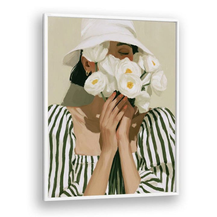 WHITE HAT RANUNCULUS