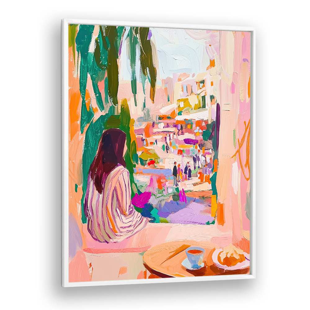 WOMAN'S SUMMER CITY VIEW
