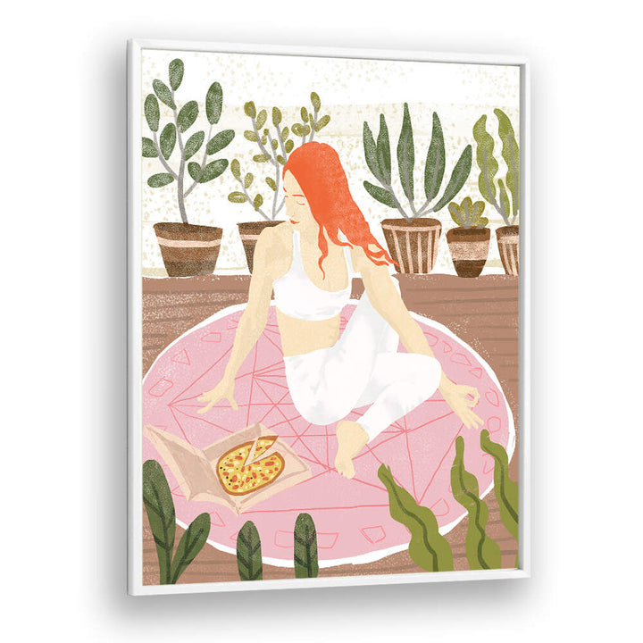 YOGA + PIZZA , PORTRAITS & FIGURATIVE ILLUSTRATIONS