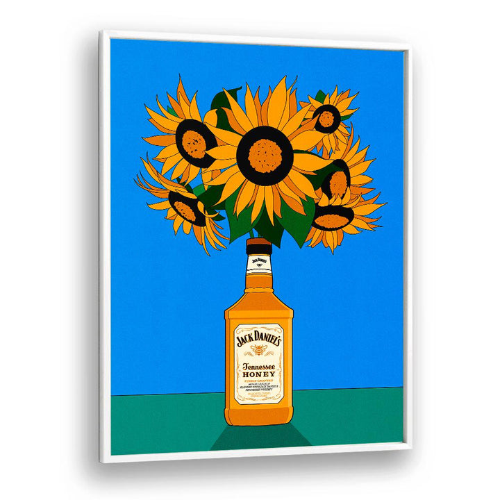 Bright and artistic JD VASE, BAR & CAFE ART, perfect for enhancing your bar or café's ambiance.