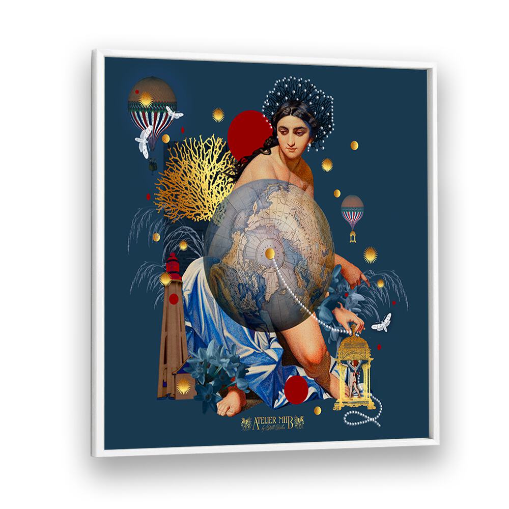 Surreal art print "Support for Peace" embodies harmony and unity, perfect for any home or office space.
