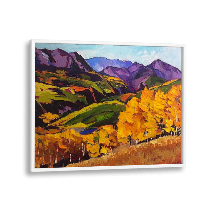 COTTON WOODS , LANDSCAPE PAINTINGS