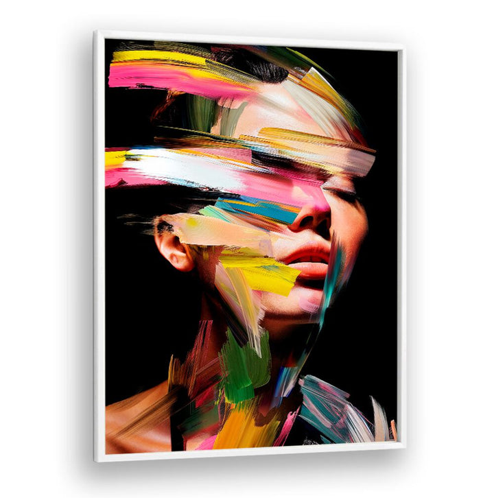 FACELESS VIII , ABSTRACT PAINTINGS