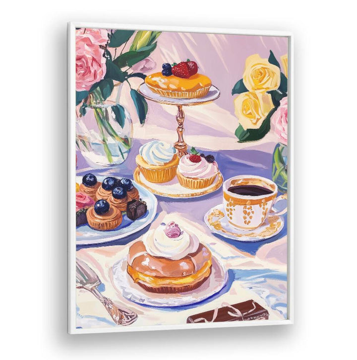 Elegant DESSERT TABLE , KITCHEN POSTERS showcasing delicious treats, perfect for enhancing any celebration or gathering.