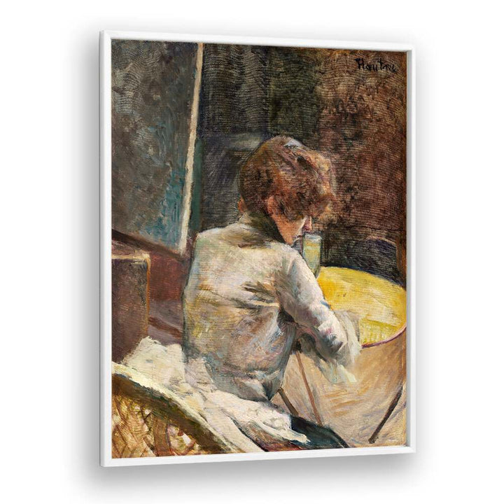 WAITING (CA.1887) , VINTAGE PAINTINGS