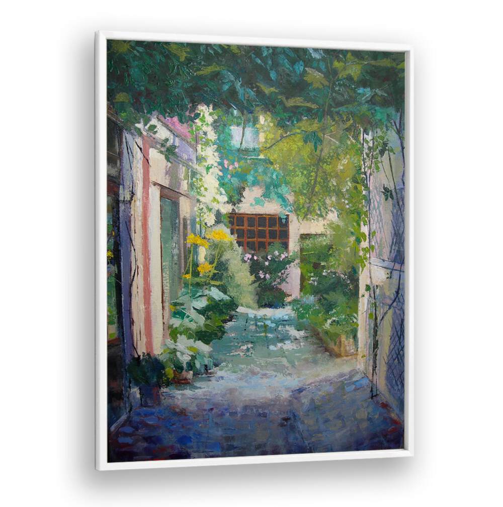 COURTYARD , LANDSCAPE PAINTINGS
