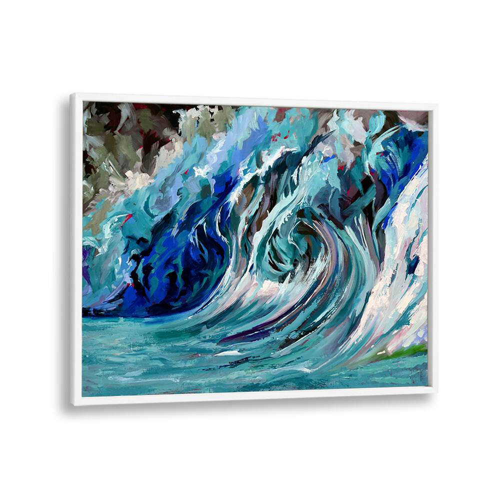 BLUE WAVE , BEACH PAINTINGS
