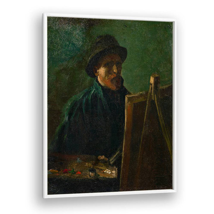 VAN GOGH'S SELF-PORTRAIT WITH DARK FELT HAT (1886), VINTAGE PAINTINGS