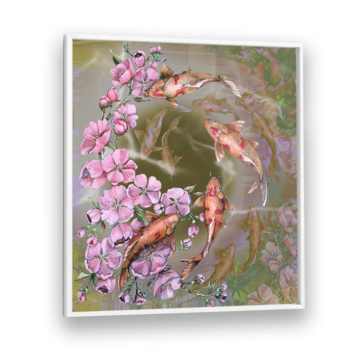 KOI DANCE , JAPANESE PAINTINGS