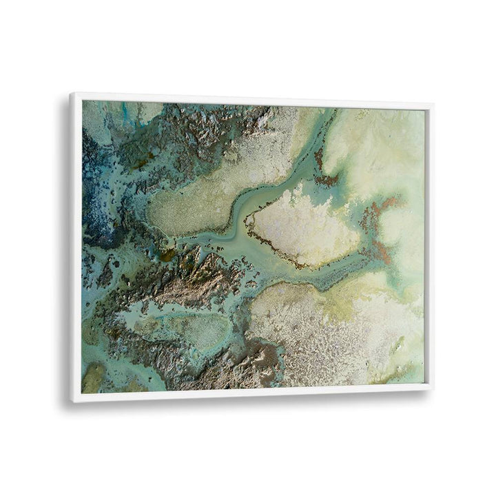 Captivating EVERGREEN, ABSTRACT PAINTINGS featuring vibrant textures, perfect for enhancing your home decor.