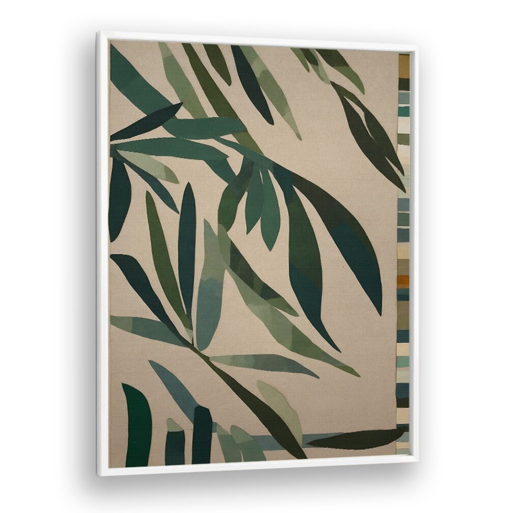 Transform your space with PAPER CUT GREEN LEAVES, FLORAL FLOWER PAINTINGS that bring nature indoors beautifully.