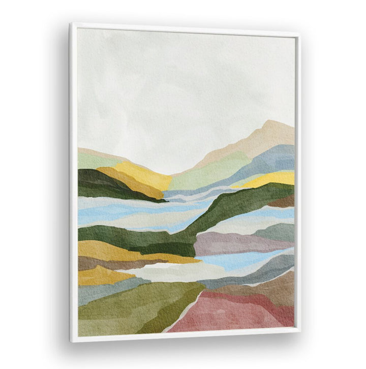 TRANQUIL HILL VIEW , LANDSCAPE PAINTINGS